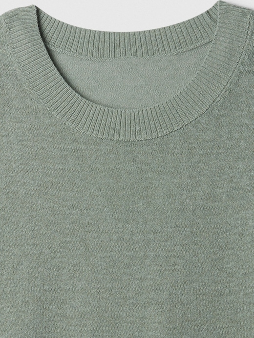 Image number 8 showing, Linen-Blend Crewneck Sweater