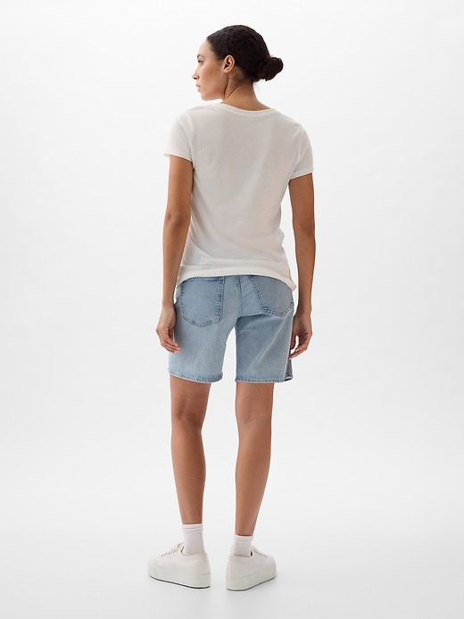 Image number 2 showing, 5" Mid Rise Denim Shorts