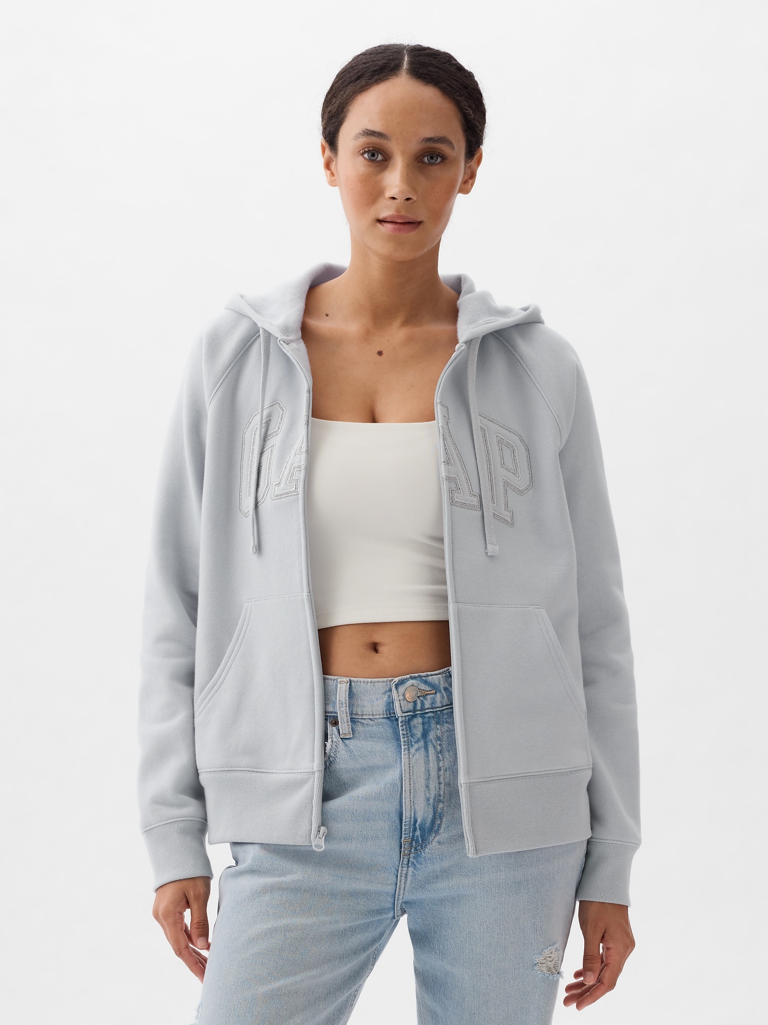 Gap Logo Zip Hoodie | Gap Factory