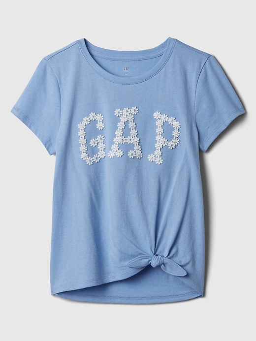 Image number 1 showing, Kids Gap Logo Knot-Tie T-Shirt