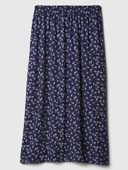 Image number 3 showing, Print Midi Slip Skirt