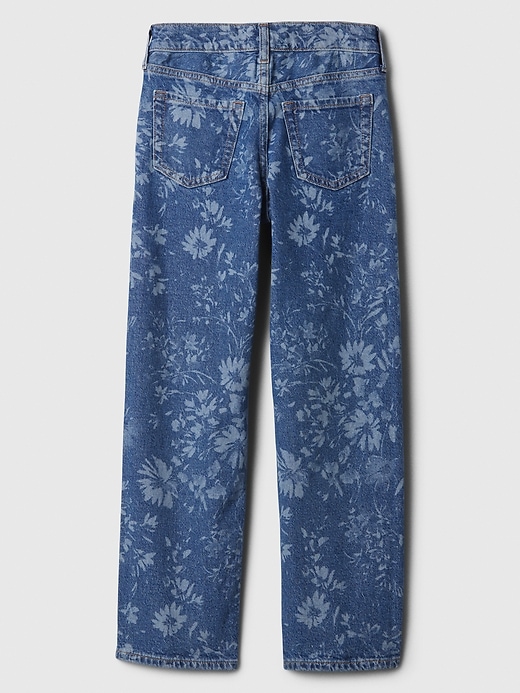 Image number 2 showing, Kids Mid Rise Straight Print Jeans