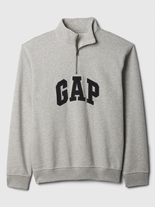 Image number 3 showing, Relaxed Gap Logo Quarter-Zip Sweatshirt
