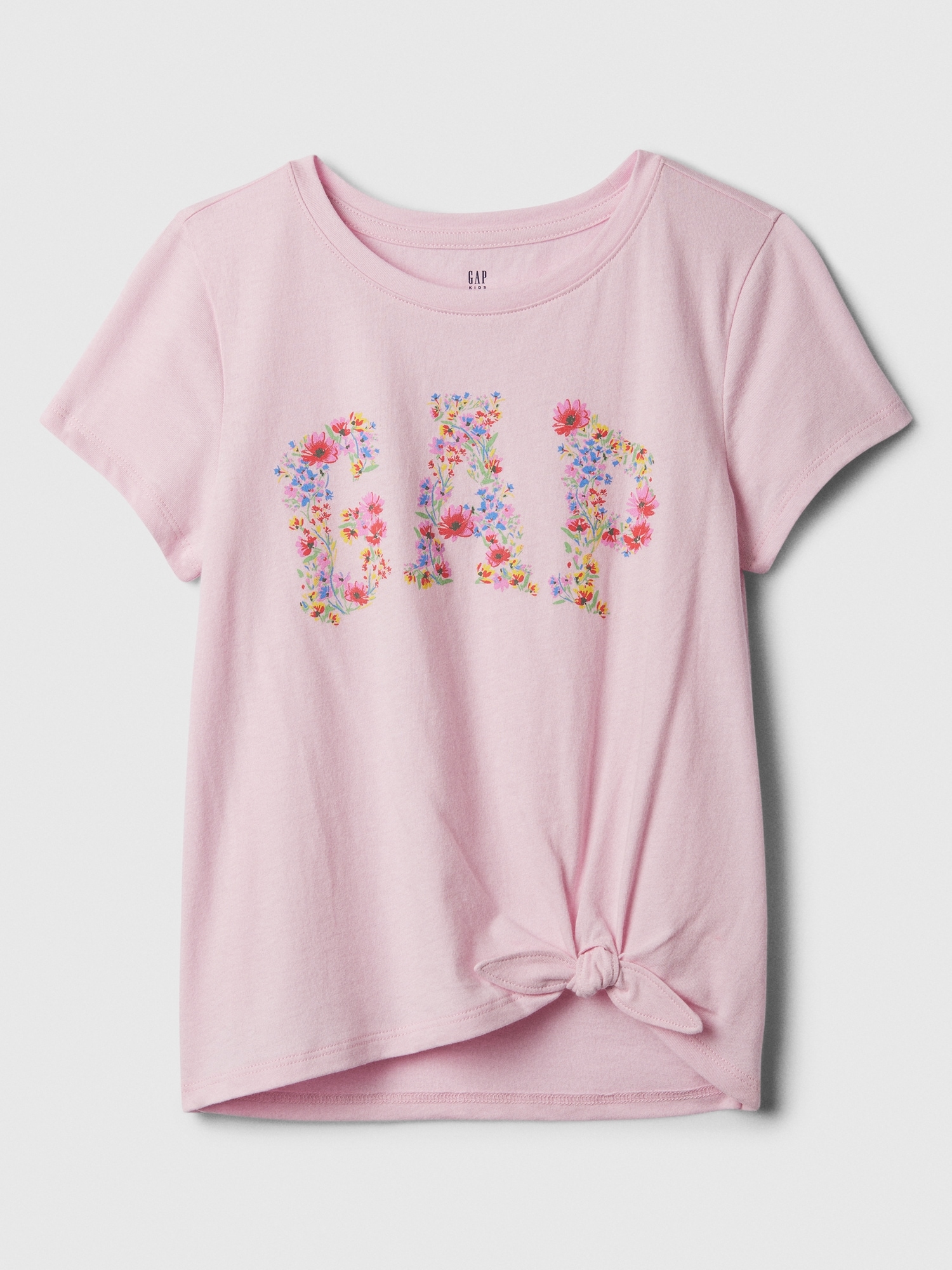 Kids Gap Logo Knot-Tie T-Shirt