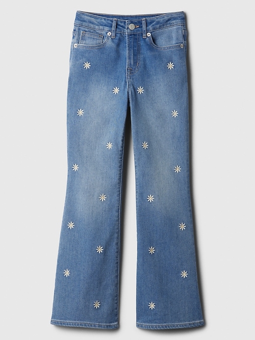 View large product image 1 of 12. Kids High Rise '70s Flare Jeans