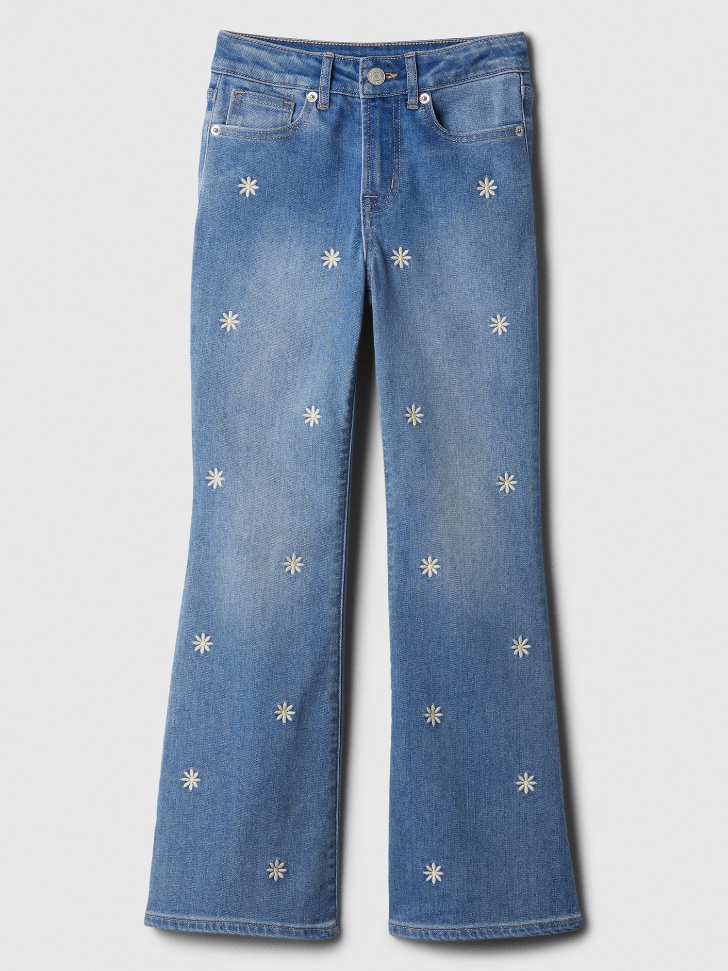 Kids High Rise 70s Flare Jeans