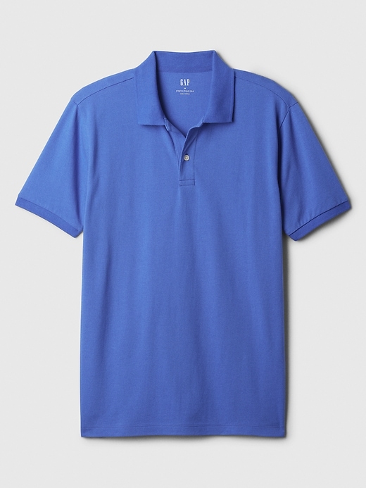 Image number 3 showing, Stretch Pique Polo Shirt
