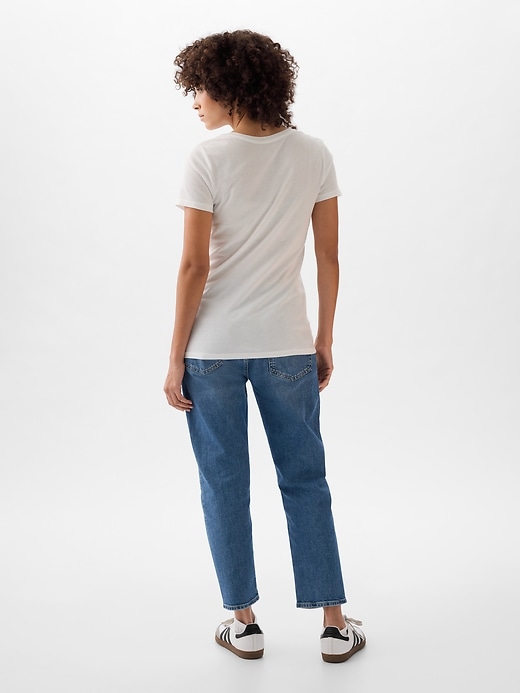 Image number 2 showing, Mid Rise Girlfriend Jeans