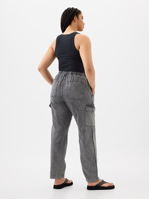 Image number 4 showing, Mid Rise Easy Cargo Jeans