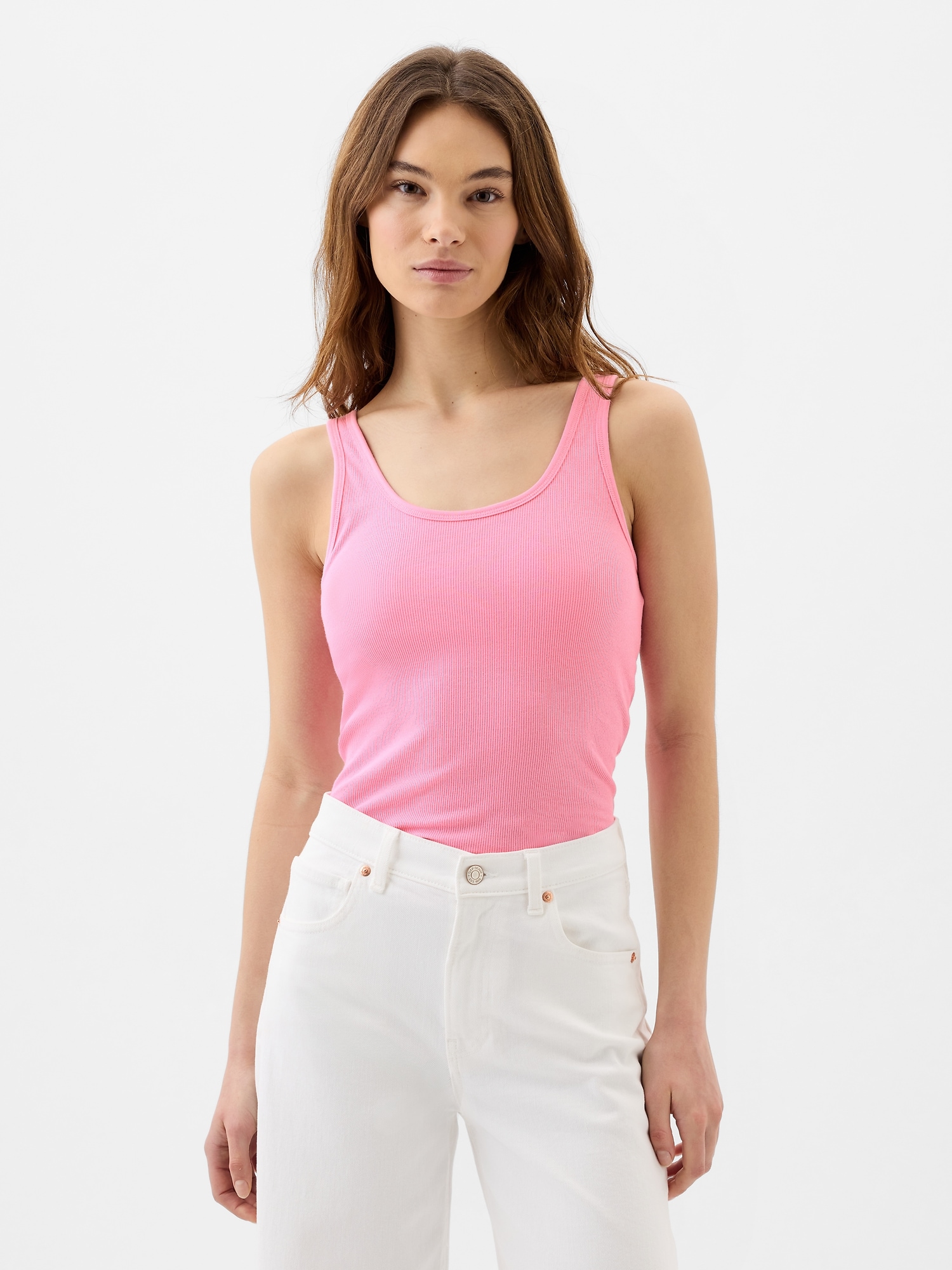 Ribbed Support PJ Tank Top