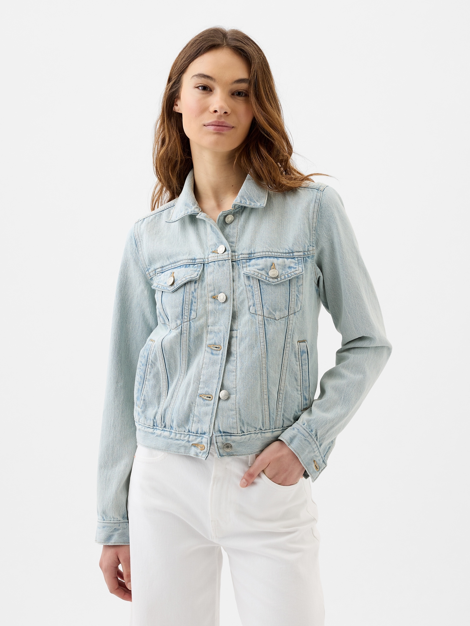 Denim Chore Jacket - Light Blue | Universal Standard