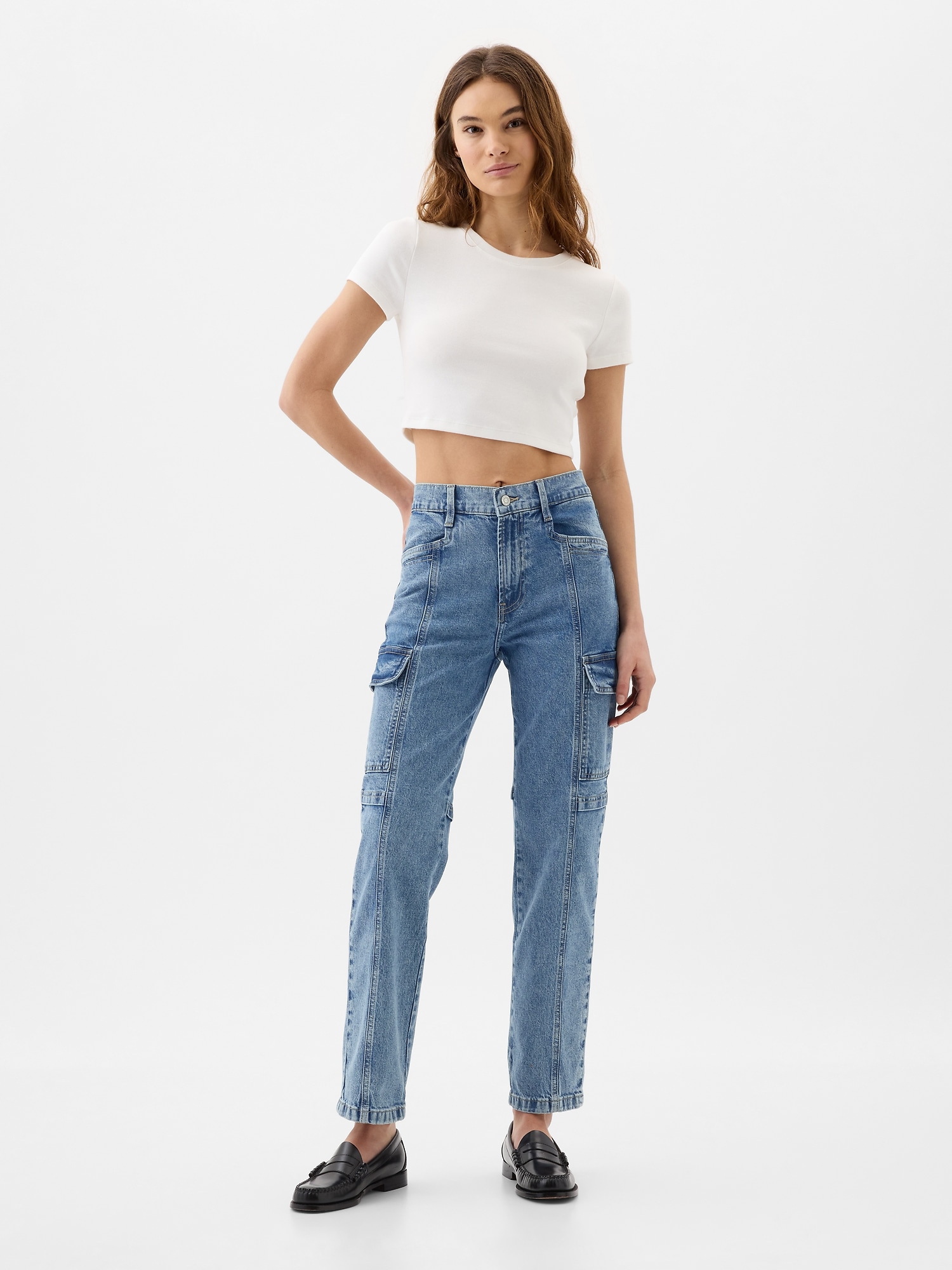 Mid Rise 90s Loose Jeans