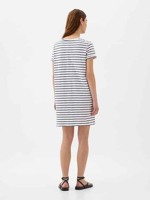 dress and t-shirt New Adventure T-Shirt Dress In Black