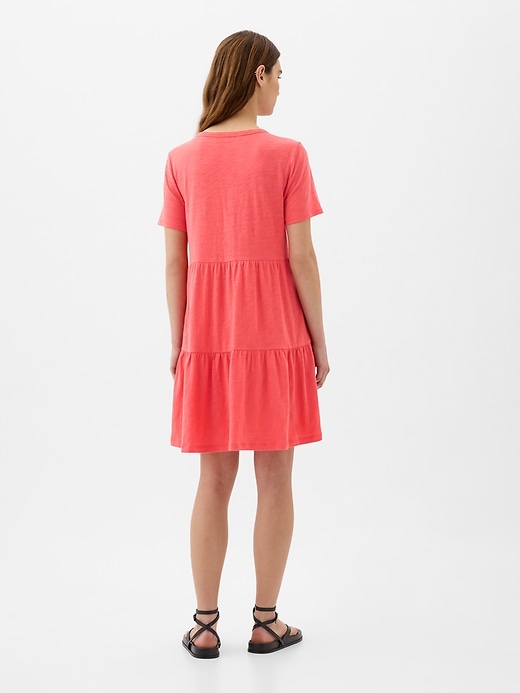 Image number 2 showing, ForeverSoft Relaxed Tiered Mini Dress
