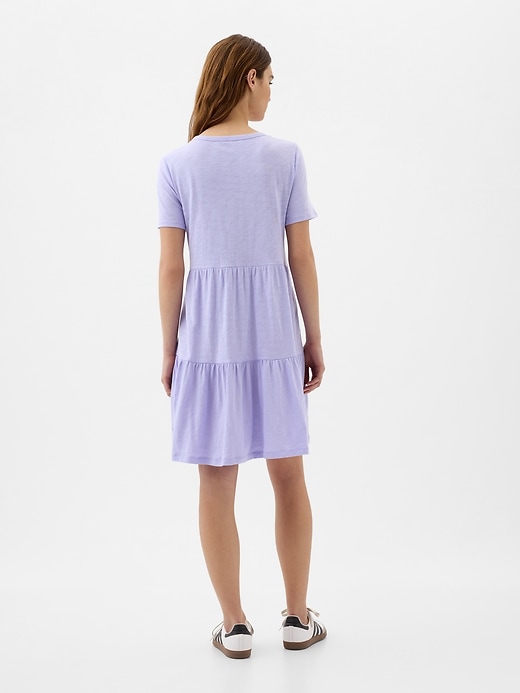 Image number 2 showing, ForeverSoft Relaxed Tiered Mini Dress