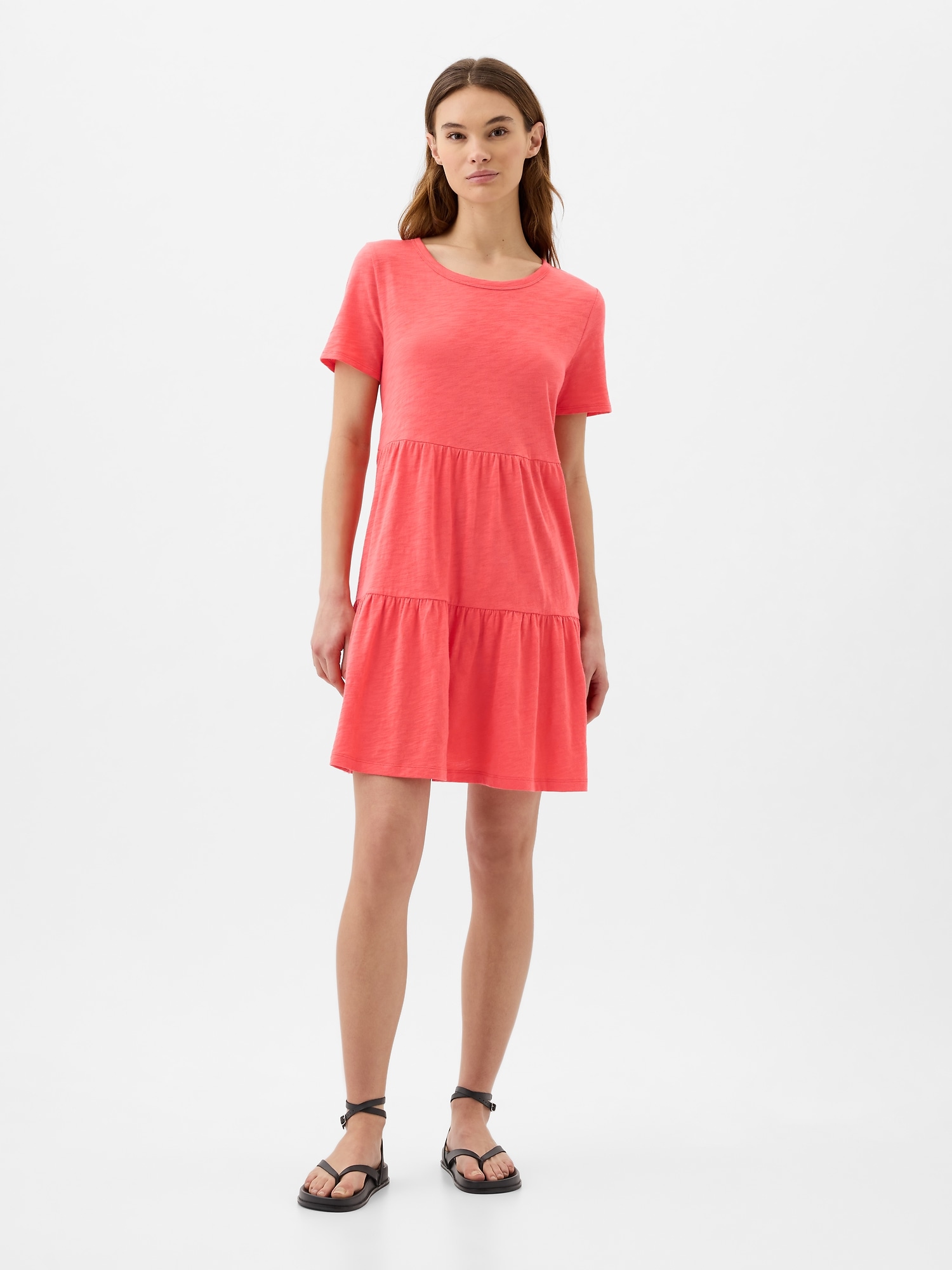 ForeverSoft Relaxed Tiered Mini Dress