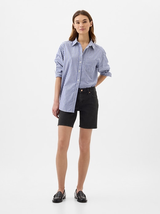 Image number 1 showing, 5" Mid Rise Denim Shorts