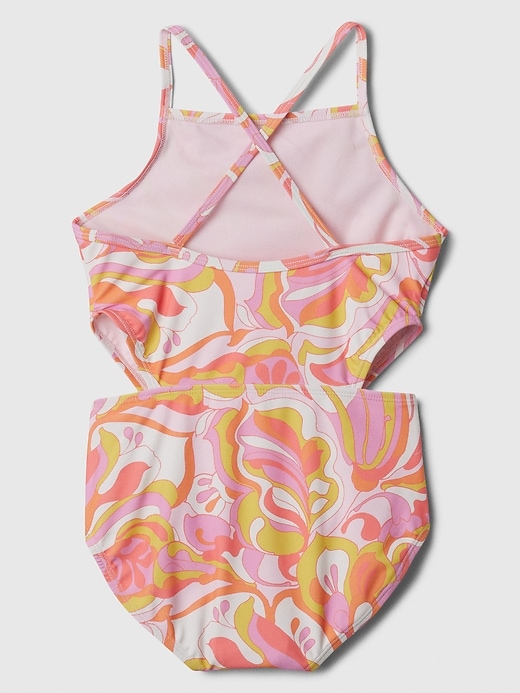 Image number 2 showing, Kids Cutout Swim One-Piece