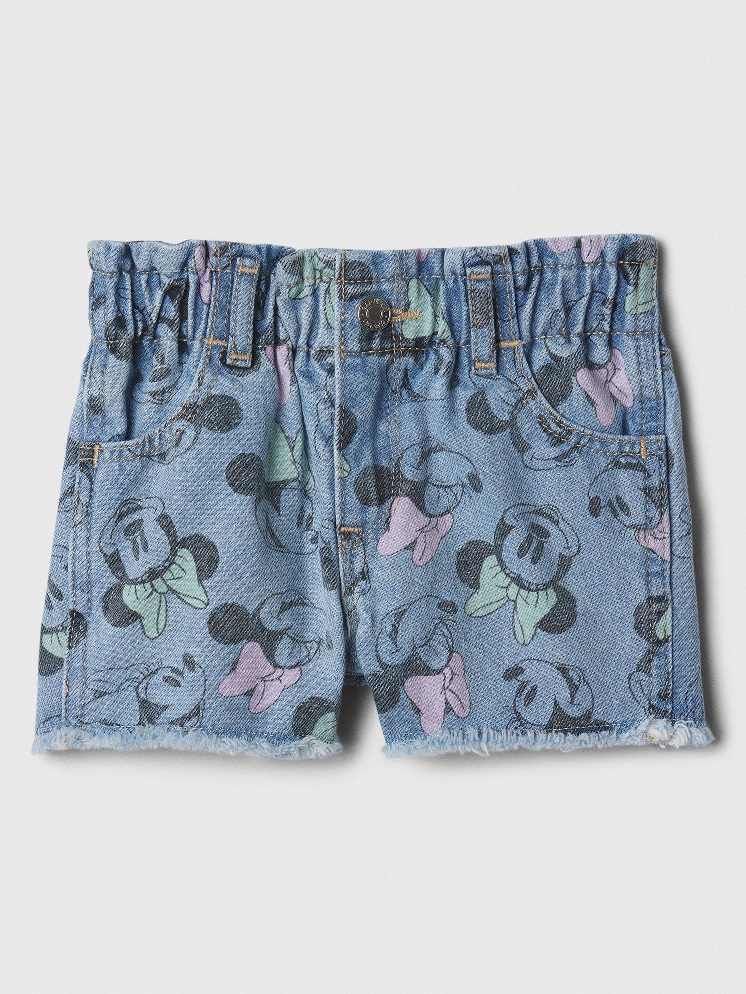 babyGap | Disney Minnie Mouse Paperbag Mom Jean Shorts