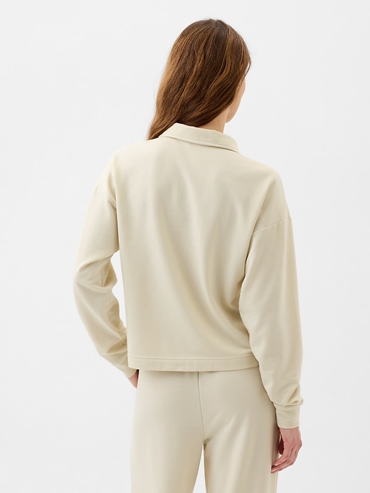 Image number 2 showing, Relaxed Cloudlight Polo Sweatshirt