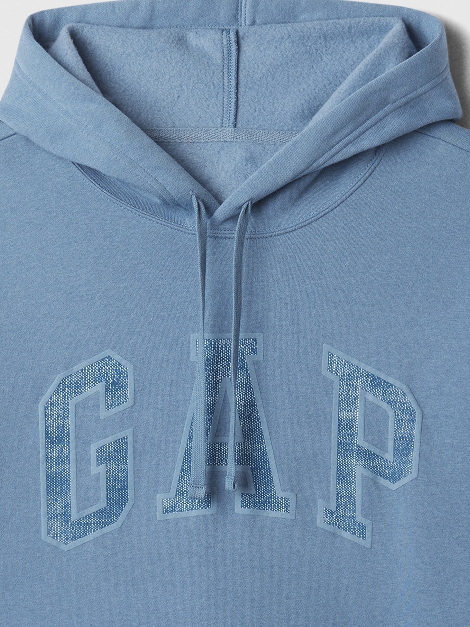 Wownatos: Sudadera Gap Logo Pullover Sweatshirt Negra 100