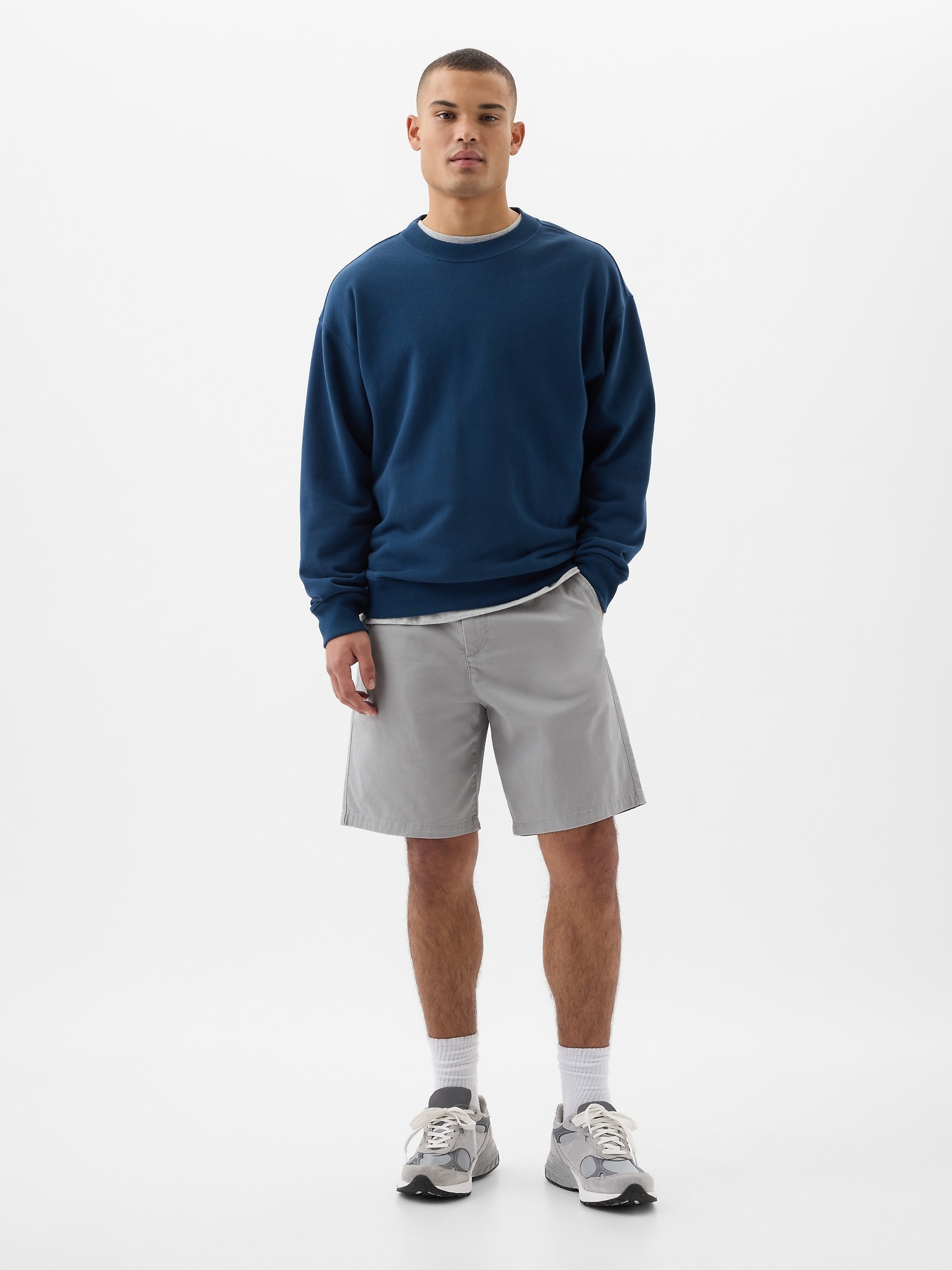 9" Essential Khaki Shorts