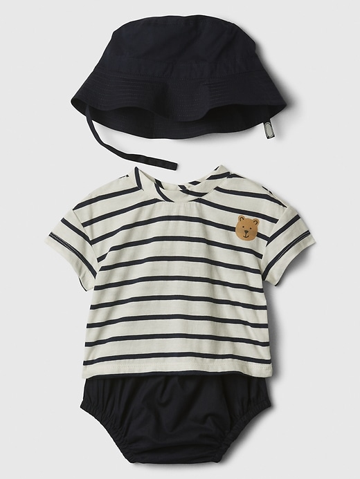 Image number 1 showing, Baby Three Piece Outfit Set