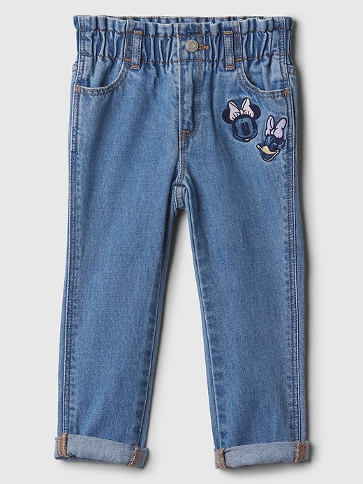 Image number 1 showing, babyGap &#124 Disney Paperbag Mom Jeans