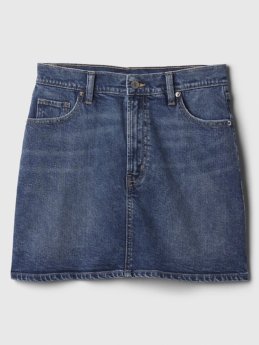 Image number 3 showing, Denim Mini Skirt