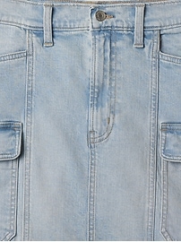 View large product image 7 of 7. Denim Mini Skirt
