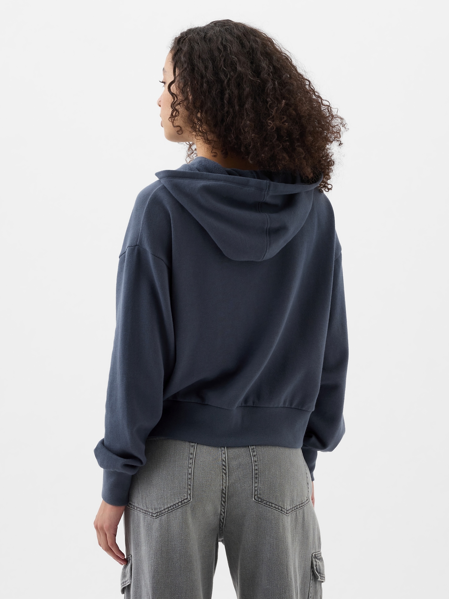 Oversized Zip Hoodie | Gap Factory