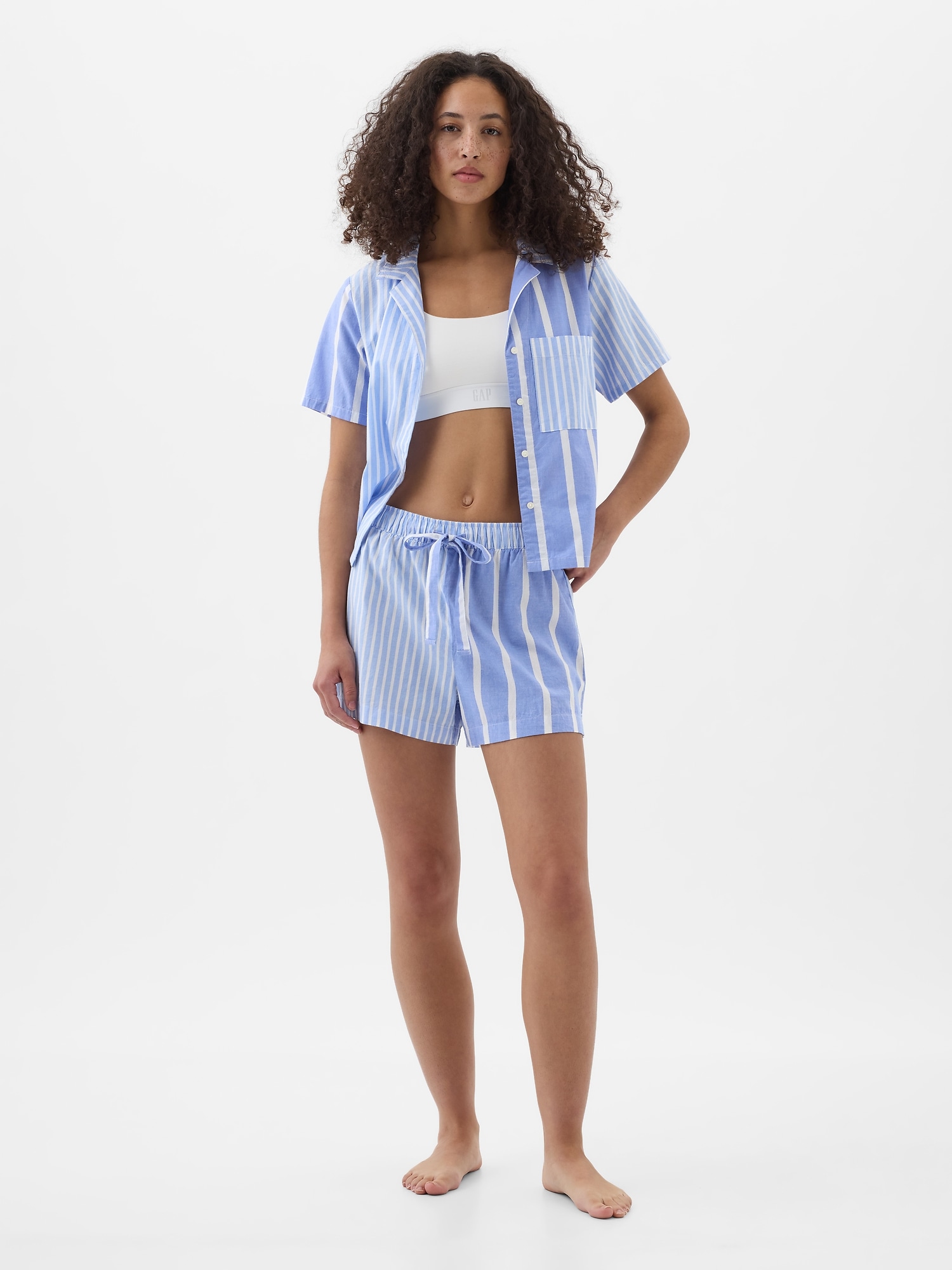 Poplin PJ Shorts