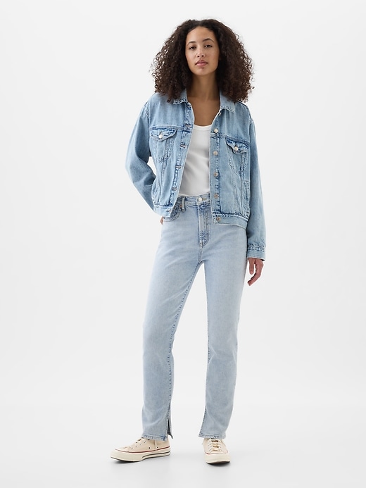 Image number 1 showing, High Rise Vintage Slim Jeans