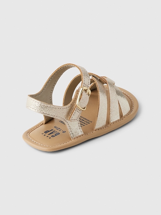 Image number 4 showing, Baby Strappy Buckle Sandals