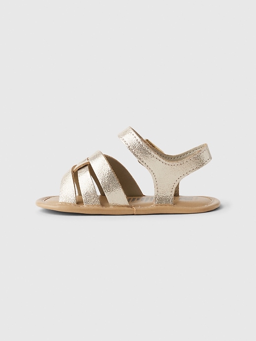 Image number 5 showing, Baby Strappy Buckle Sandals