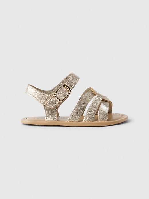 Image number 1 showing, Baby Strappy Buckle Sandals