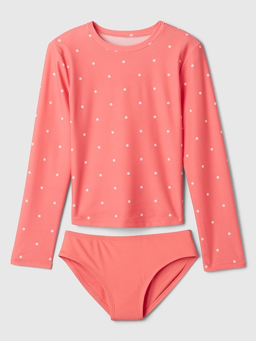 Image number 1 showing, Kids Two-Piece Rash Guard