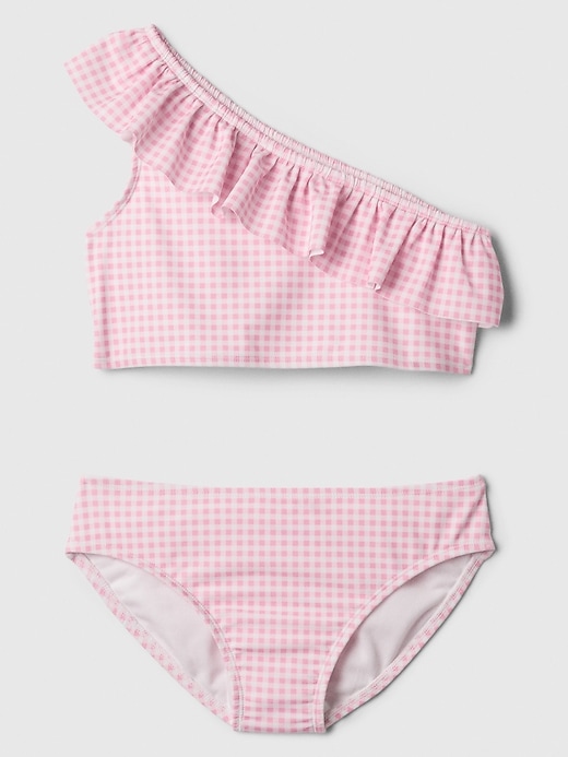 Image number 1 showing, Kids Gingham Swim Two-Piece