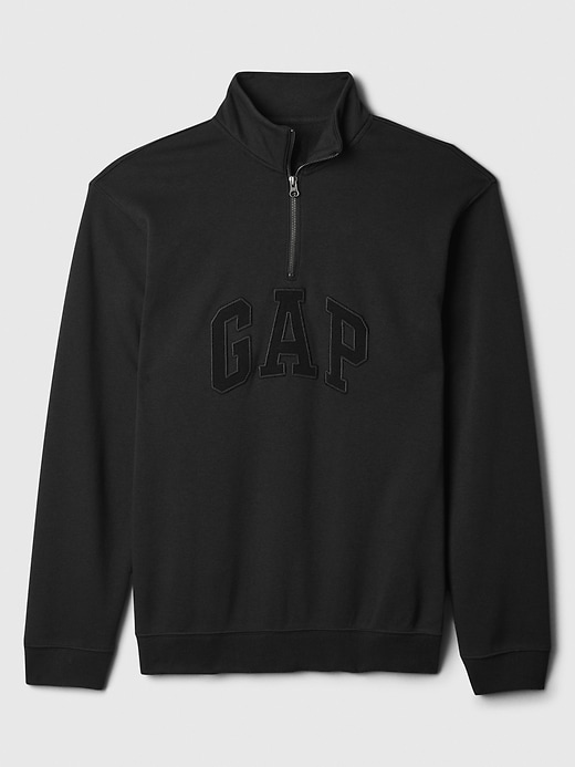 Image number 3 showing, Relaxed Gap Logo Quarter-Zip Sweatshirt
