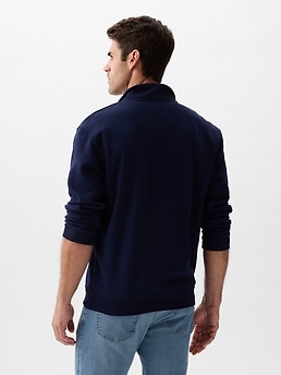 Relaxed Gap Logo Quarter-Zip Sweatshirt | Gap Factory