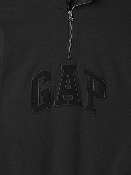 Image number 4 showing, Relaxed Gap Logo Quarter-Zip Sweatshirt