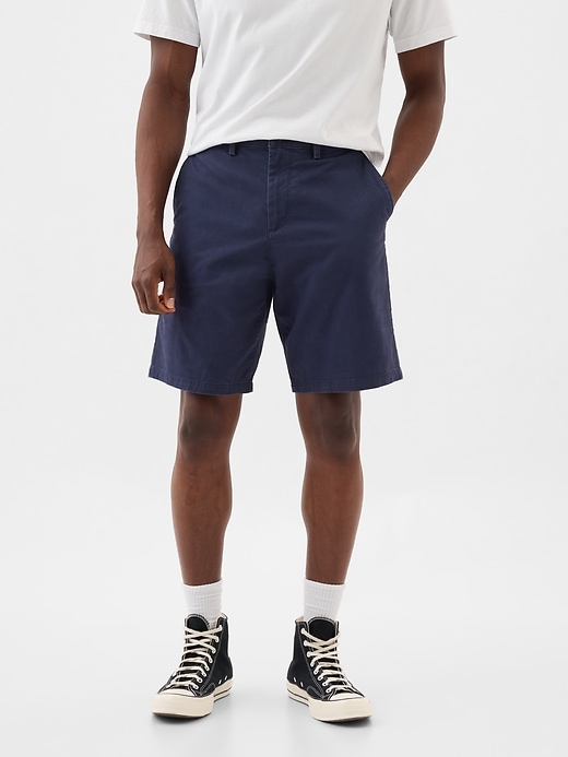 Image number 2 showing, 9" Essential Khaki Shorts