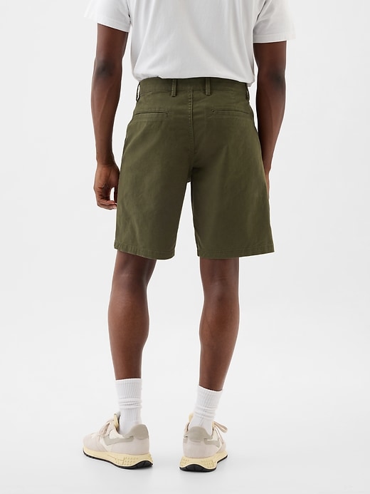 Image number 2 showing, 9" Essential Khaki Shorts
