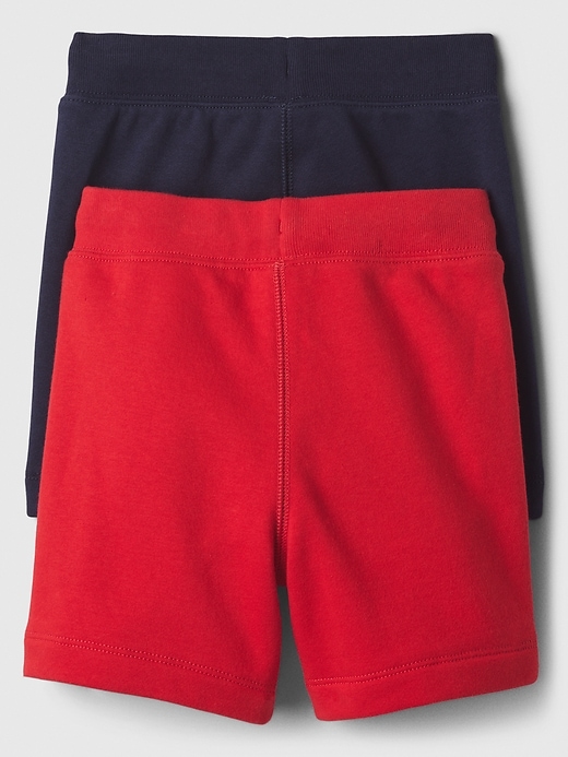 babyGap Logo Pull On Shorts 2 Pack Gap Factory
