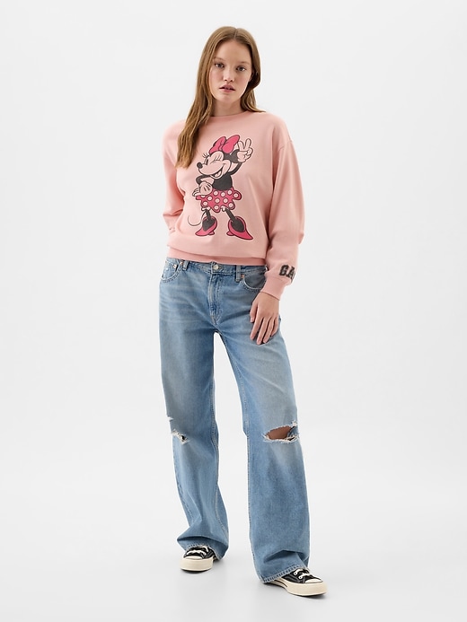 Image number 1 showing, Disney Minnie Mouse Relaxed Graphic Sweatshirt