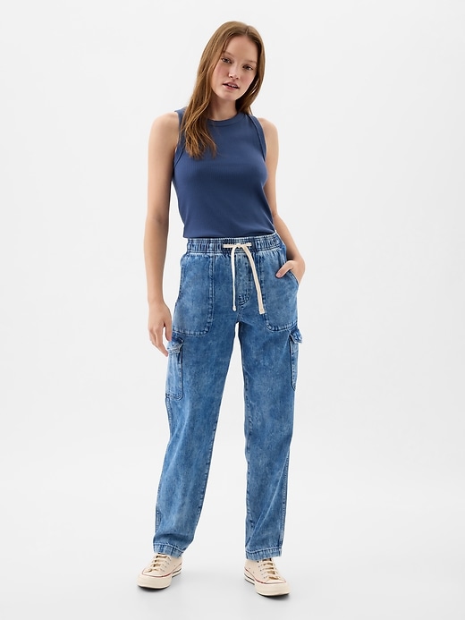 Image number 1 showing, Mid Rise Easy Cargo Jeans