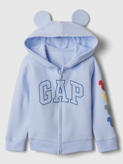 Image number 1 showing, babyGap &#124 Disney Logo Zip Hoodie