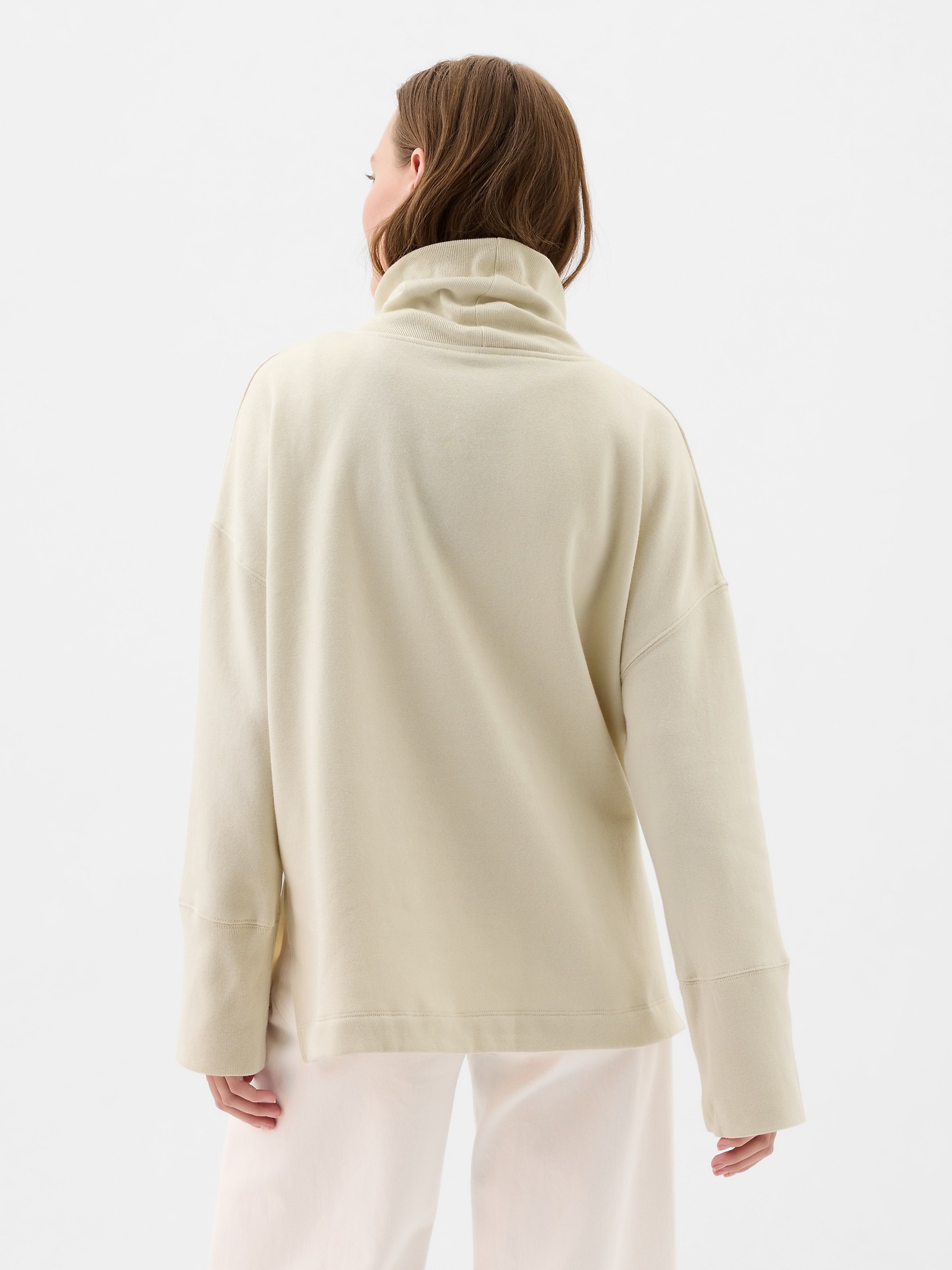 Hermosa mock online neck sweatshirt