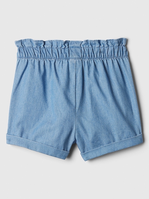 Image number 2 showing, babyGap Chambray Pull-On Shorts