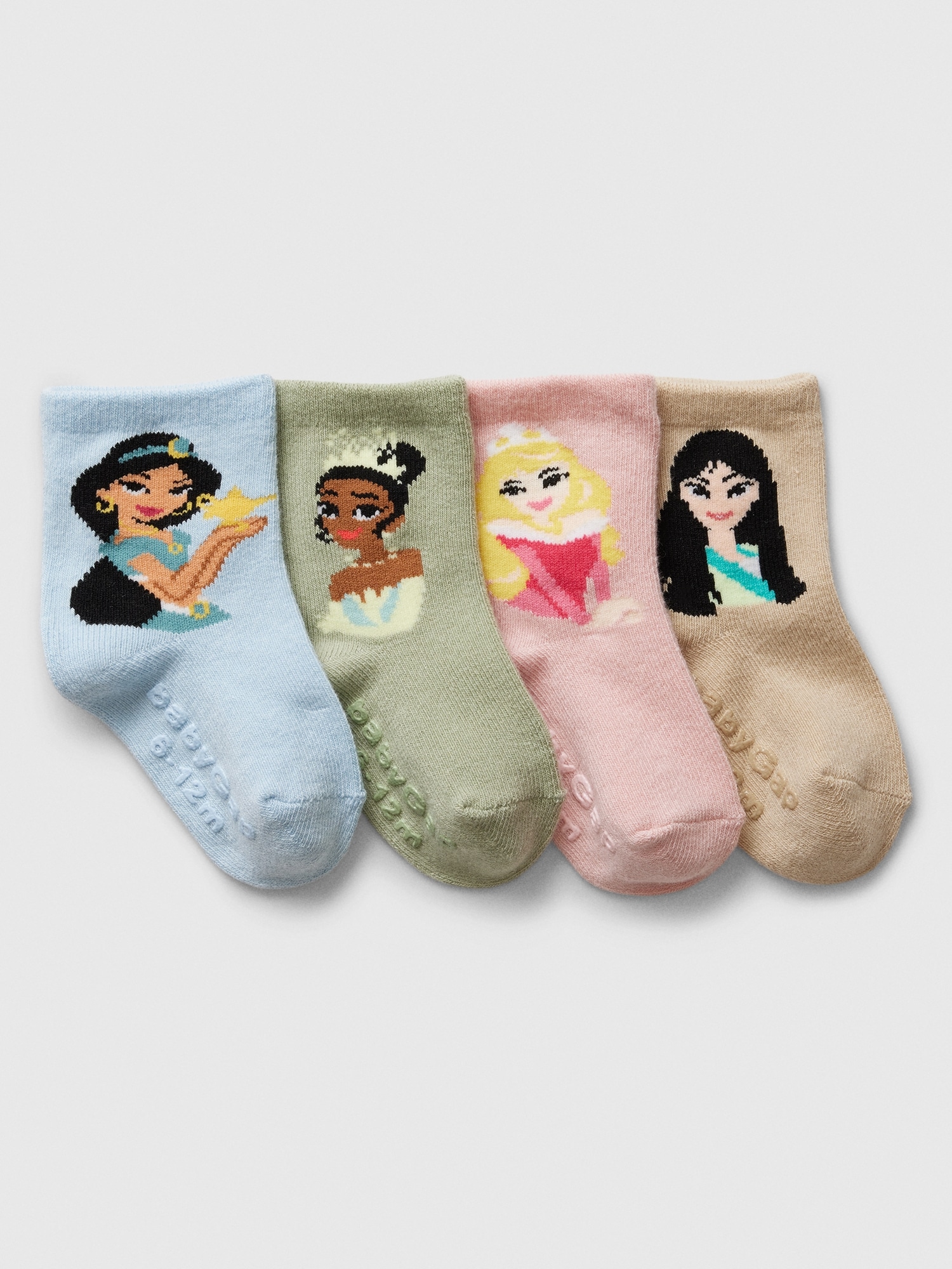 babyGap | Disney Princess Crew Socks (4-Pack)